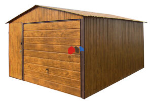 garaż drewnopodobny złoty orzech od Intersta