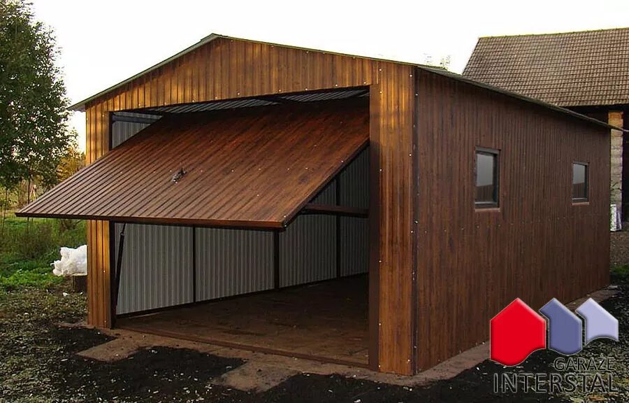 Czy taki garaż blaszany trzeba zgłaszać?