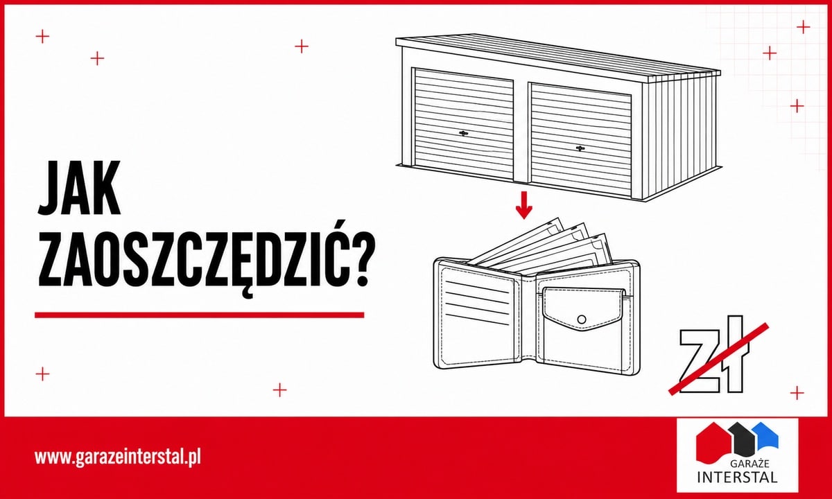 Tani garaż blaszany dwustanowiskowy. Na czym możesz zaoszczędzić?